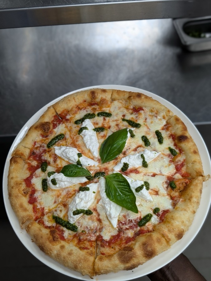 Margherita at the pass, Auria Bistro
