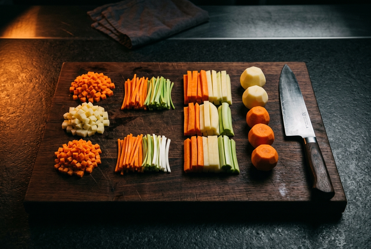 Precision at 1mm: why brunoise is the hardest cut in the kitchen